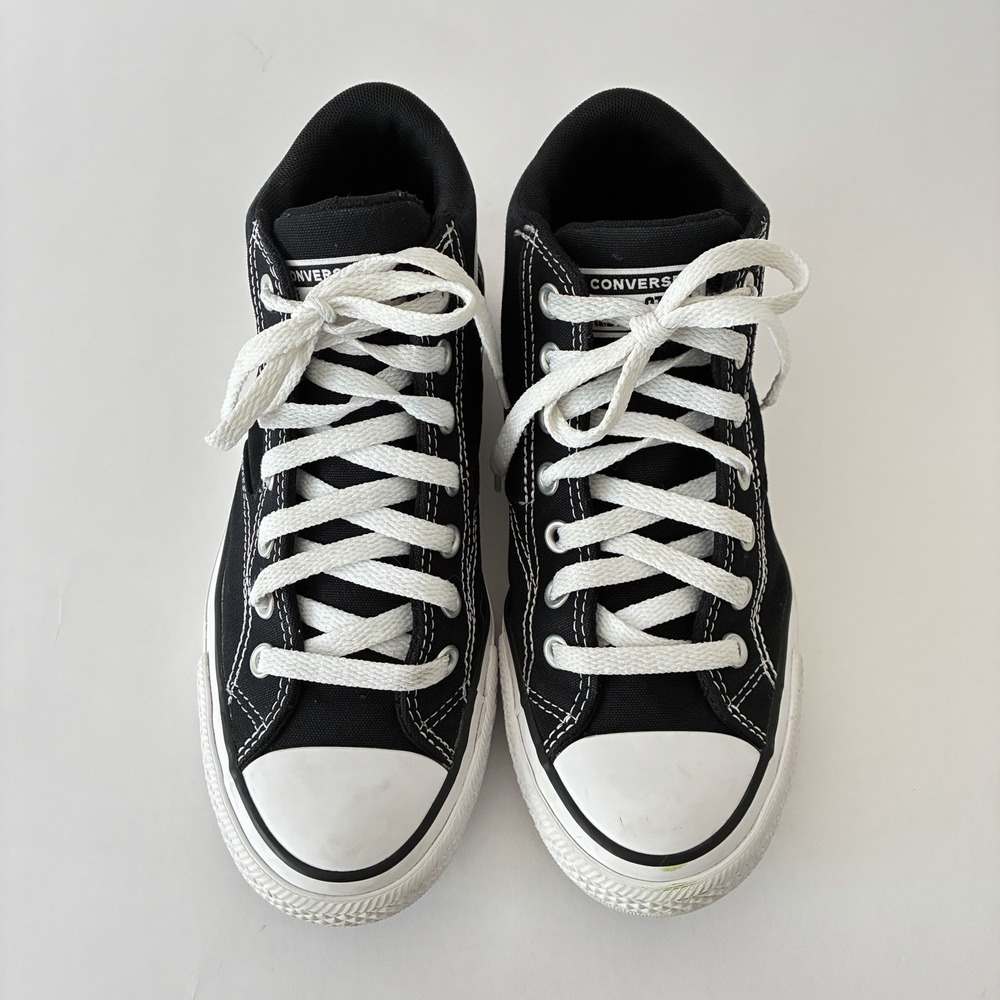 Converse Chuck Taylor All Star Malden Street Mid Canvas Sneakers Black Men's 7 - Picture 12 of 13